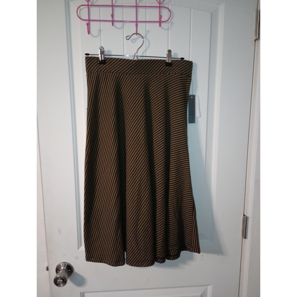 Cirana Women's Skirt-Size Large-Olive & Black